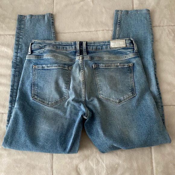 Zara Basic Straight Leg Denim Size US 6 - Picture 7 of 7